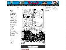 Tablet Screenshot of comic.nodwick.com